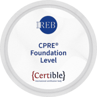 Badge der CPRE-FL Zertifizierung