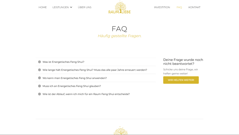 Raumliebe Screenshot FAQ