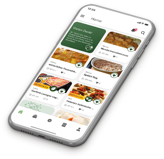 App Smartcooking iPhone-Ansicht